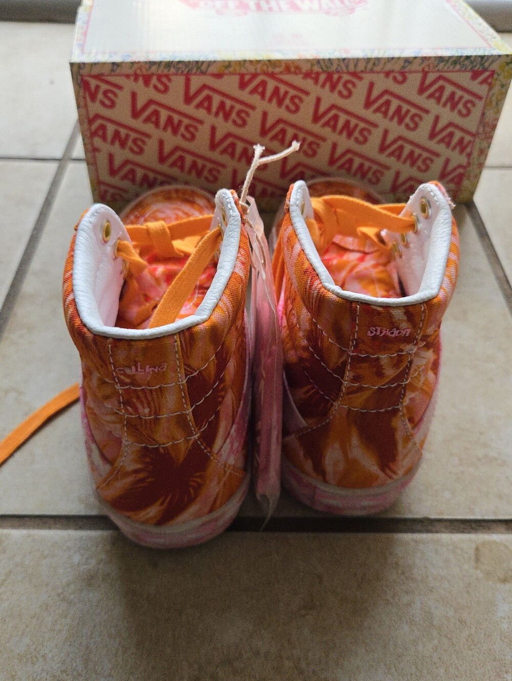 Vans Sk8 Hi Dx Women Size 5 Collina Strada Swirl Multicolor Canvas 062026 - Picture 6 of 7